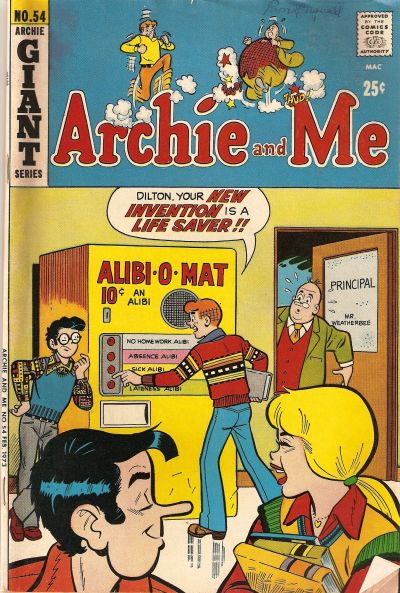 Cover for Archie and Me (Archie, 1964 series) #54