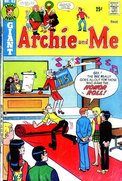 Cover for Archie and Me (Archie, 1964 series) #63