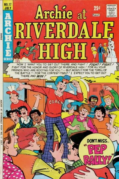 Cover for Archie at Riverdale High (Archie, 1972 series) #17