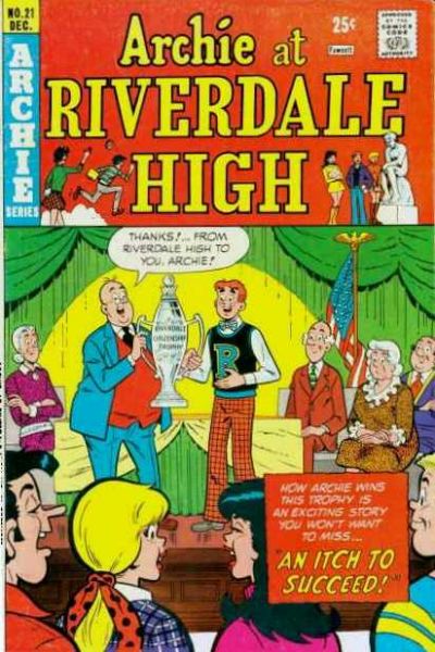 Cover for Archie at Riverdale High (Archie, 1972 series) #21