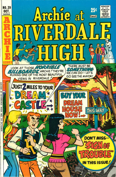 Cover for Archie at Riverdale High (Archie, 1972 series) #29