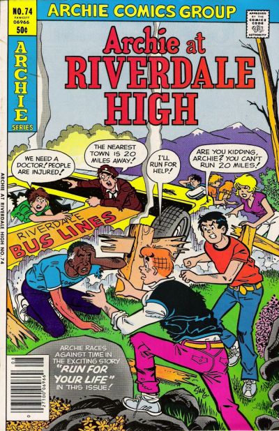 Cover for Archie at Riverdale High (Archie, 1972 series) #74