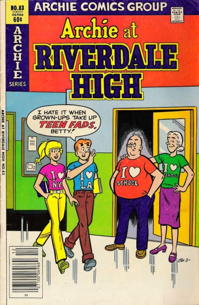 Cover for Archie at Riverdale High (Archie, 1972 series) #83