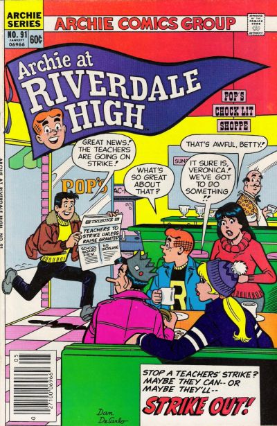 Cover for Archie at Riverdale High (Archie, 1972 series) #91