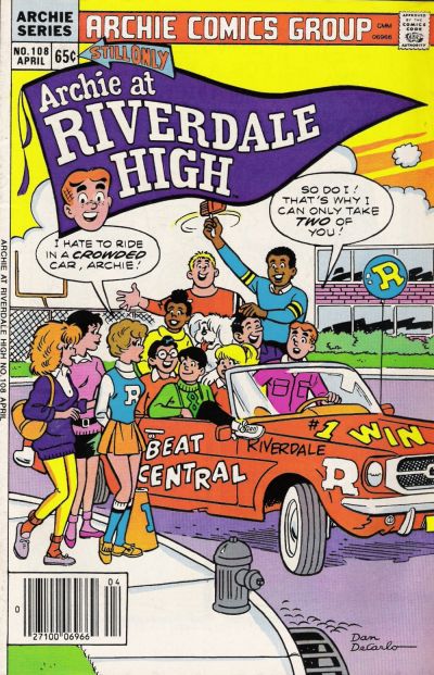 Cover for Archie at Riverdale High (Archie, 1972 series) #108