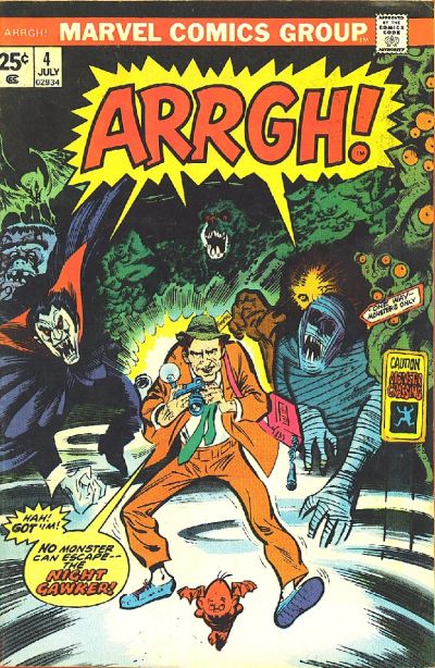 Cover for Arrgh! (Marvel, 1974 series) #4