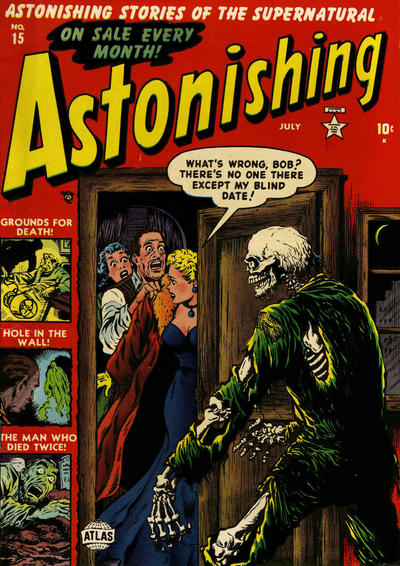 Cover for Astonishing (Marvel, 1951 series) #15
