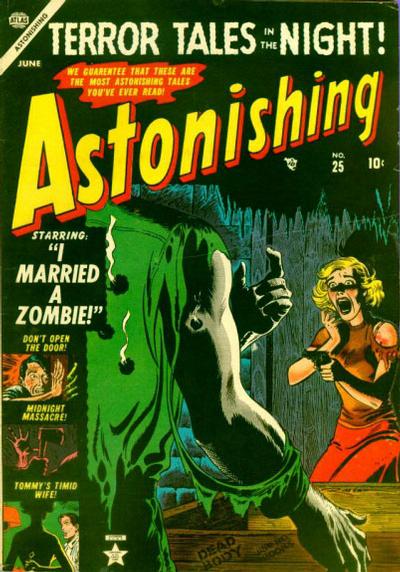 Cover for Astonishing (Marvel, 1951 series) #25