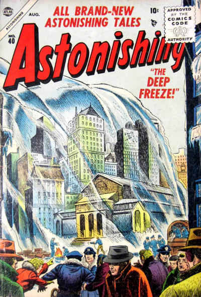 Cover for Astonishing (Marvel, 1951 series) #40