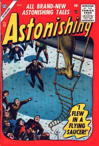 Cover for Astonishing (Marvel, 1951 series) #51