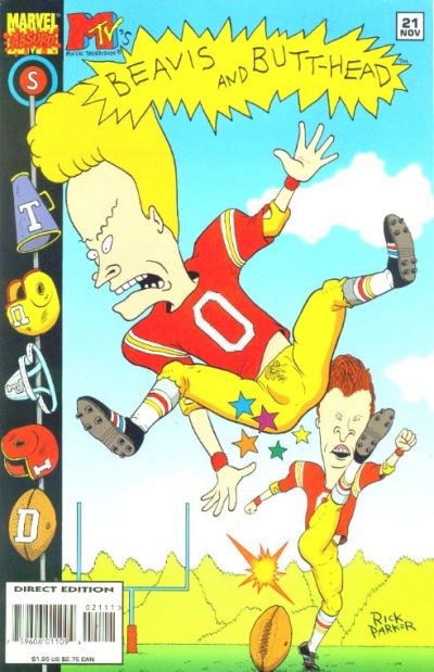 Cover for Beavis & Butt-Head (Marvel, 1994 series) #21