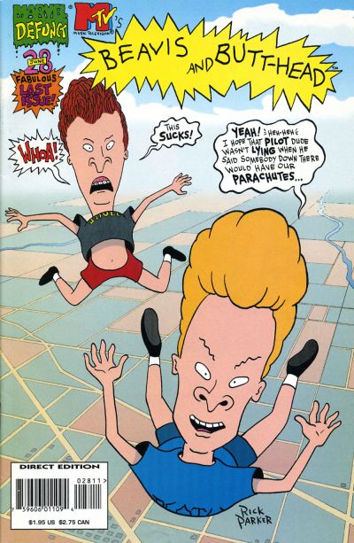Cover for Beavis & Butt-Head (Marvel, 1994 series) #28