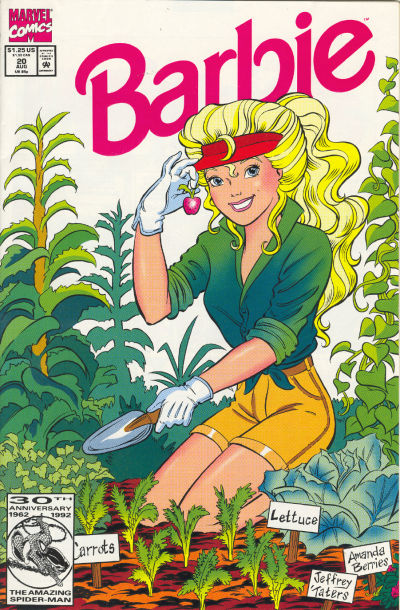 Cover for Barbie (Marvel, 1991 series) #20 [Direct]