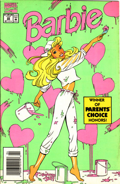 Cover for Barbie (Marvel, 1991 series) #28