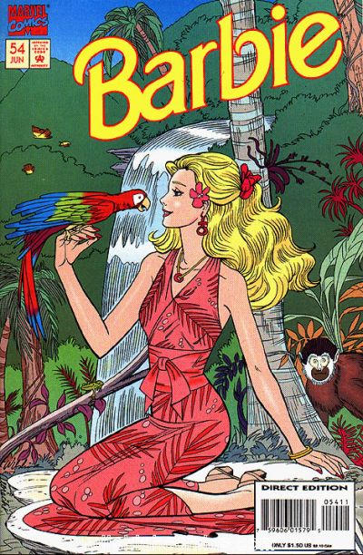 Cover for Barbie (Marvel, 1991 series) #54