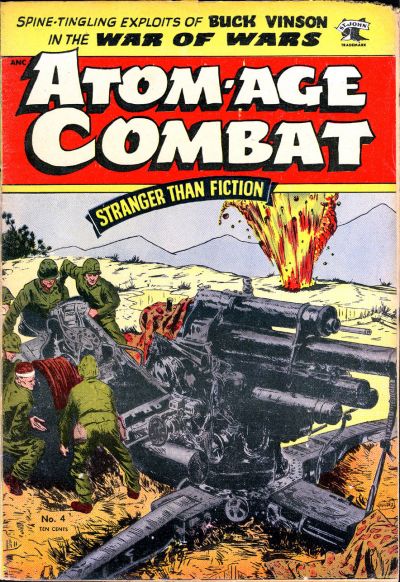 Cover for Atom-Age Combat (St. John, 1952 series) #4