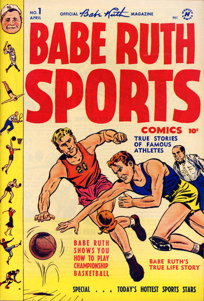 Cover for Babe Ruth Sports Comics (Harvey, 1949 series) #1