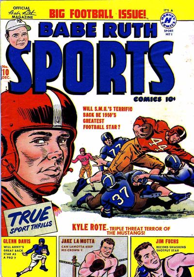 Cover for Babe Ruth Sports Comics (Harvey, 1949 series) #10
