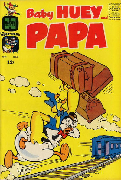 Cover for Baby Huey and Papa (Harvey, 1962 series) #2