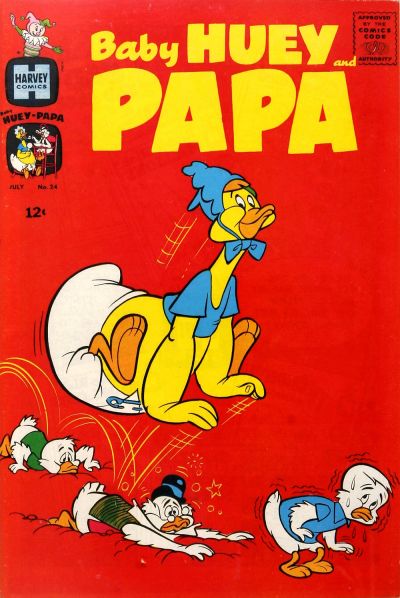 Cover for Baby Huey and Papa (Harvey, 1962 series) #24
