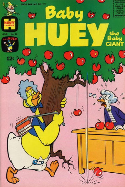 Cover for Baby Huey, the Baby Giant (Harvey, 1956 series) #58