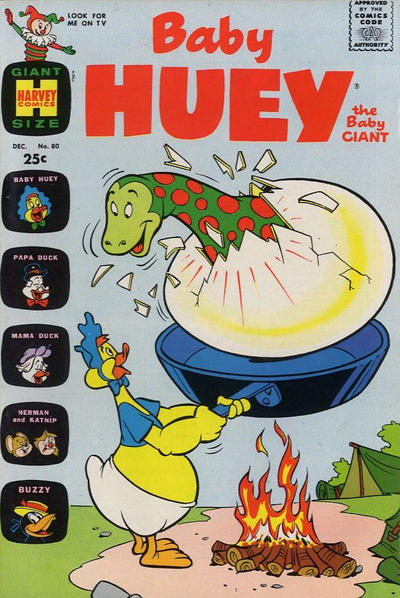 Cover for Baby Huey, the Baby Giant (Harvey, 1956 series) #80
