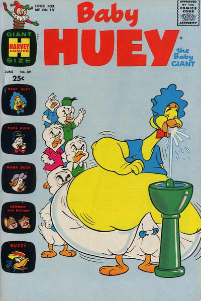Cover for Baby Huey, the Baby Giant (Harvey, 1956 series) #89