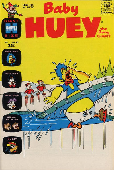 Cover for Baby Huey, the Baby Giant (Harvey, 1956 series) #93