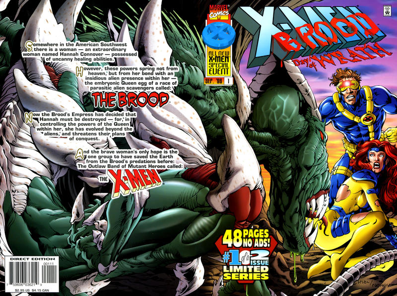 Cover for X-Men vs. the Brood (Marvel, 1996 series) #1