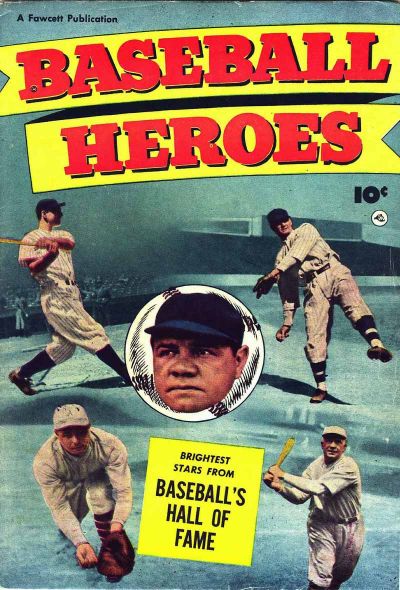 Cover for Baseball Heroes (Fawcett, 1952 series) 