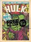 Cover for Hulk Comic (Marvel UK, 1979 series) #1