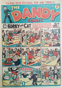 Cover Thumbnail for The Dandy Comic (D.C. Thomson, 1937 series) #166