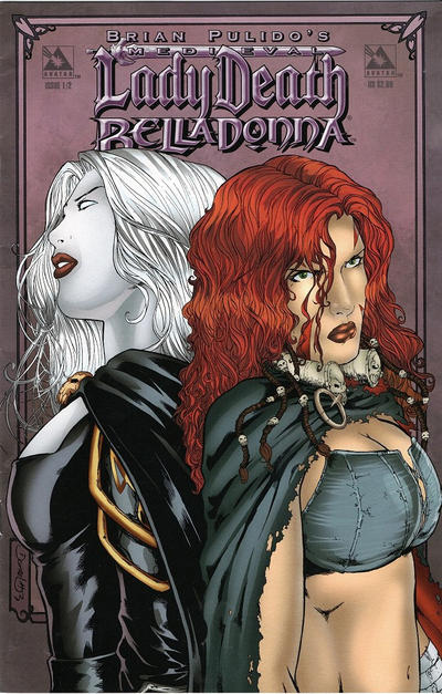 Cover for Brian Pulido's Medieval Lady Death Belladonna (Avatar Press, 2005 series) #1/2 [Regular Cover]
