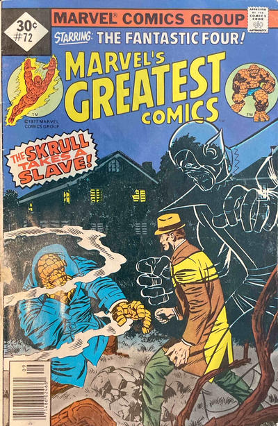 Cover for Marvel's Greatest Comics (Marvel, 1969 series) #72 [Whitman]