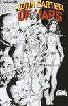 Cover Thumbnail for John Carter of Mars (2022 series) #1 [Cover T Black and White Incentive Final Order Completion Cover by Marat Mychaels]
