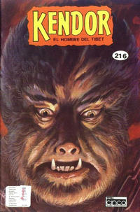 Cover Thumbnail for Kendor (Editora Cinco, 1982 series) #216