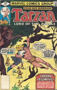 Cover for Tarzan (Marvel, 1977 series) #11 [Whitman]