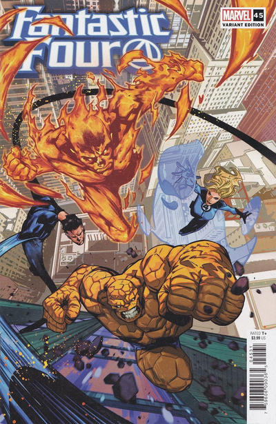 Cover for Fantastic Four (Marvel, 2018 series) #45 (690) [Francesco Manna Variant]