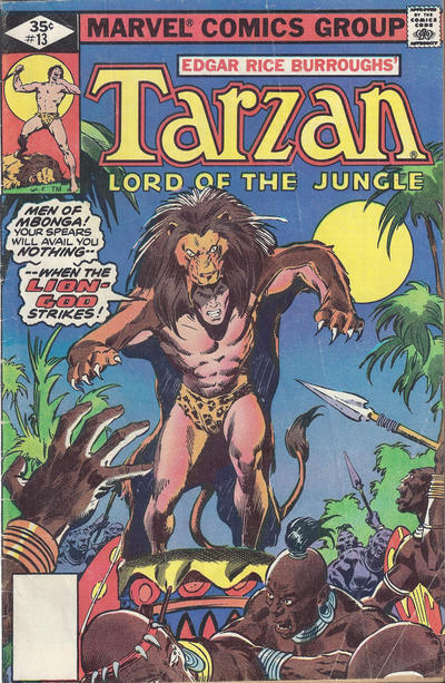 Cover for Tarzan (Marvel, 1977 series) #13 [Whitman]