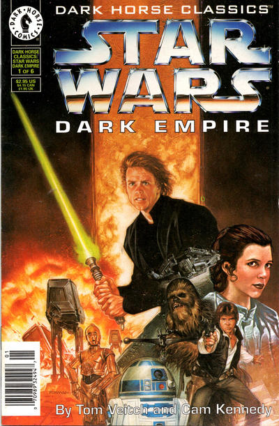 Cover for Dark Horse Classics - Star Wars: Dark Empire (Dark Horse, 1997 series) #1 [Newsstand]