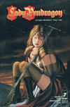 Cover for Lady Pendragon (Image, 1999 series) #7 [Sitting w/Shooting Star variant]