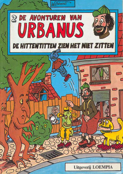 Cover for De avonturen van Urbanus (Loempia, 1983 series) #2 [zwartwit] - De Hittentitten zien het niet zitten [Herdruk 1986]