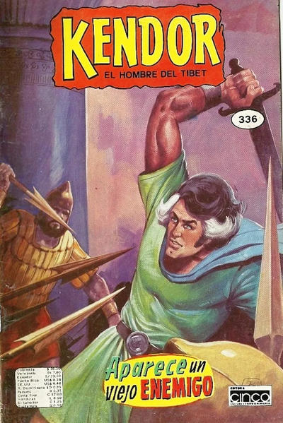 Cover for Kendor (Editora Cinco, 1982 series) #336