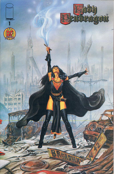 Cover for Lady Pendragon (Image, 1998 series) #1 [Dynamic Forces Foil Cover]