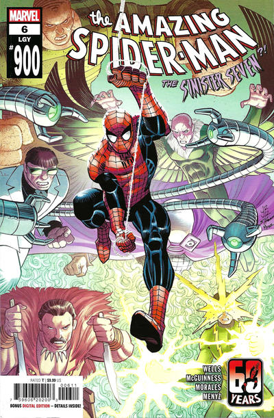 Cover for The Amazing Spider-Man (Marvel, 2022 series) #6 (900)