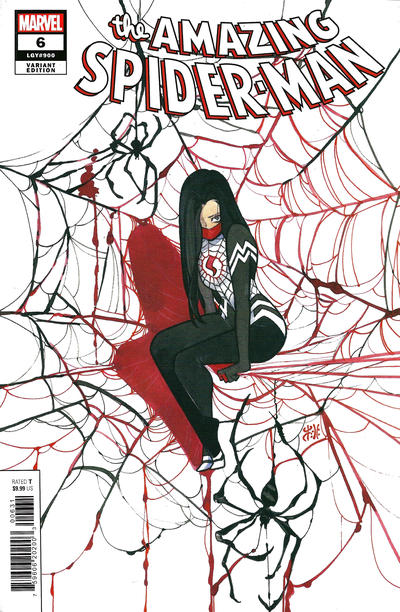 Cover for The Amazing Spider-Man (Marvel, 2022 series) #6 (900) [Variant Edition - Peach Momoko Cover]