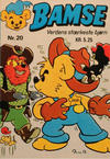 Cover for Bamse (Winthers Forlag, 1977 series) #20