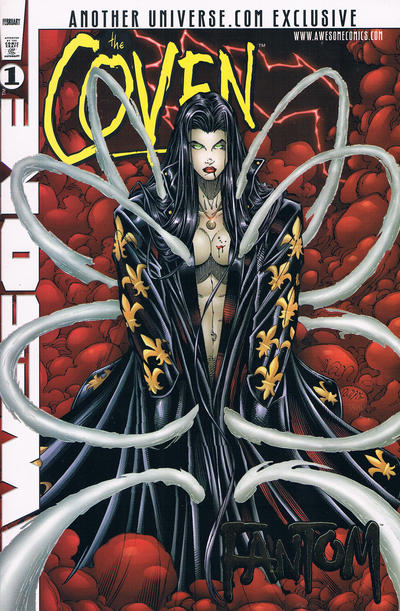 Cover for The Coven: Fantom Special (Awesome, 1998 series) #1 [Gold "Fantom" Logo]
