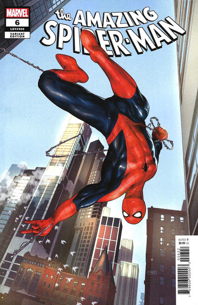 Cover for The Amazing Spider-Man (Marvel, 2022 series) #6 (900) [Variant Edition - Taurin Clarke Cover]
