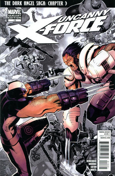Cover for Uncanny X-Force (Marvel, 2010 series) #13 [Chris Bachalo Variant]